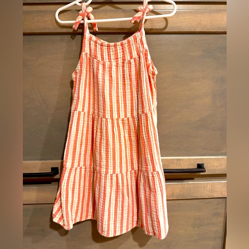 Girls Striped Sundress